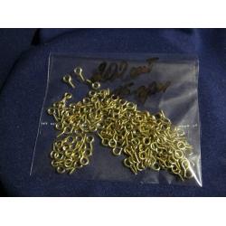 Гачок-саморіз 12*6 мм, ЗОЛОТО (упак. 100шт)